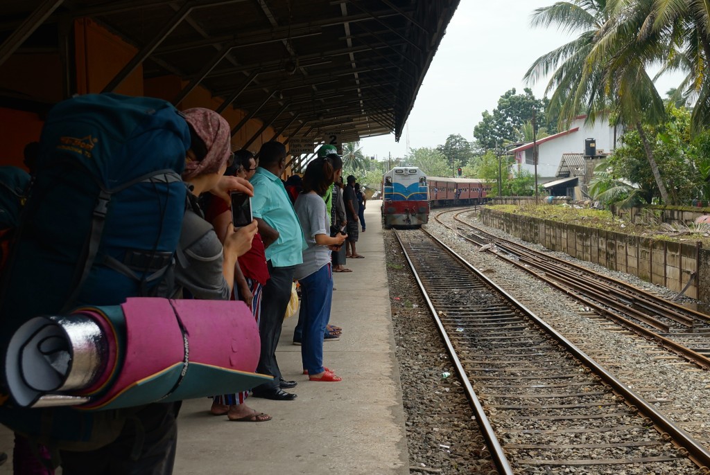 Zugfahrt nach Colombo